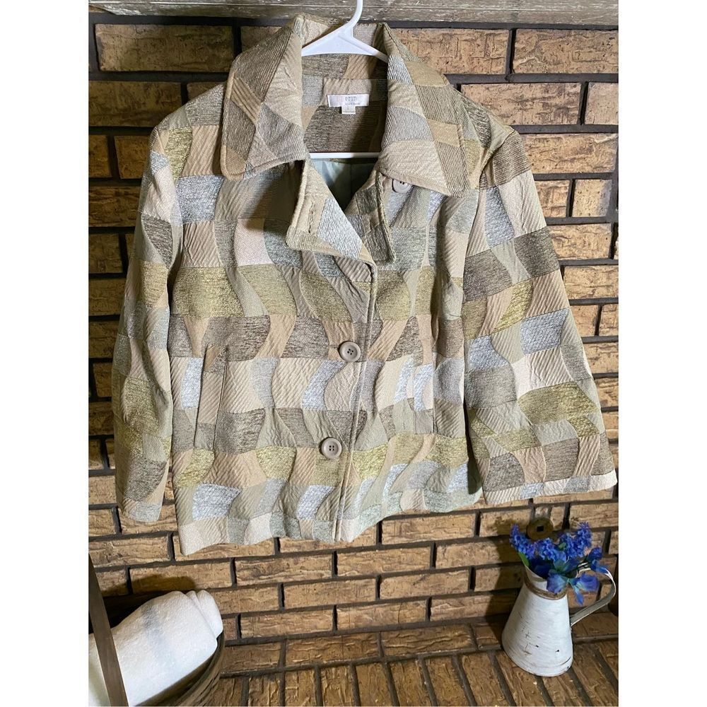 ‎Erin London Geometric Design Jacket